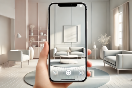 Удобный выбор мебели с помощью дополненной реальности AR